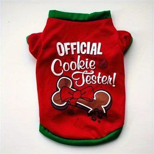 **HOST PICK** Dog Christmas Shirt Official Cookie Tester